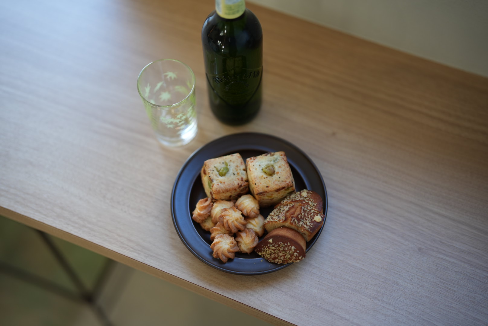 ビールと焼き菓子